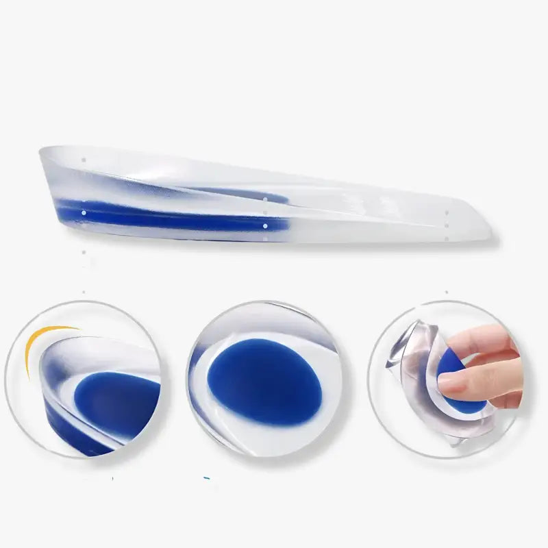 Demi semelles silicone pour le talon