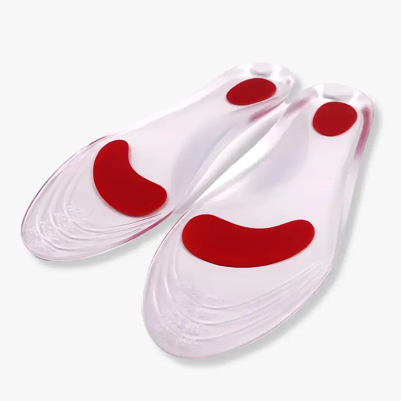 Semelles gel médical confort - Rouge / 35-40