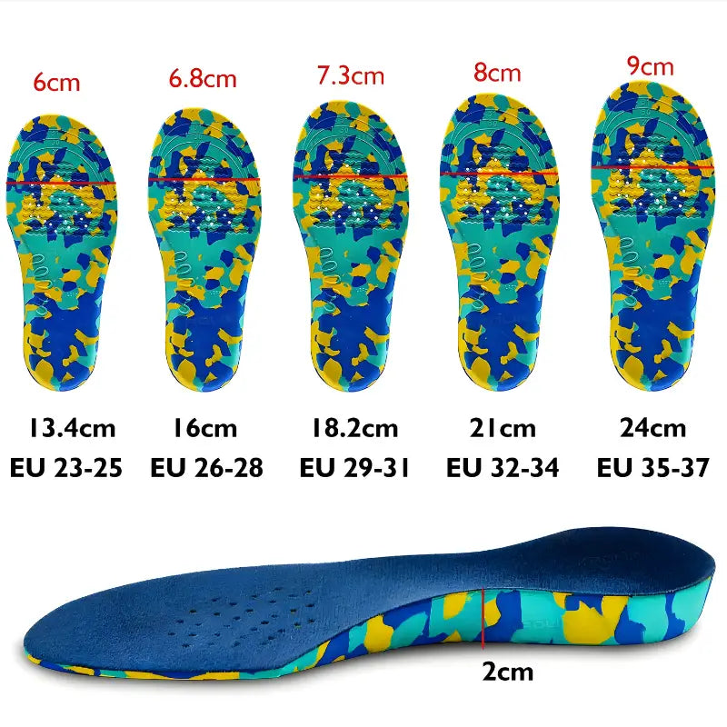 Semelles orthopédiques bébé et enfant