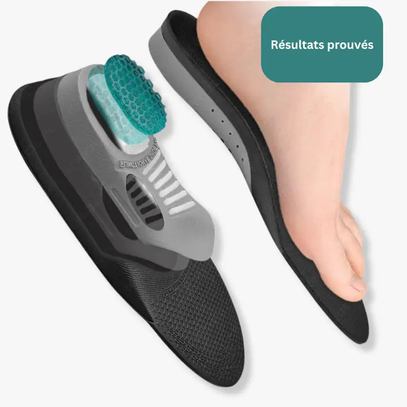 Semelles orthopédiques correction pied plat